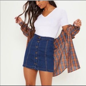 Denim Mini Skirt